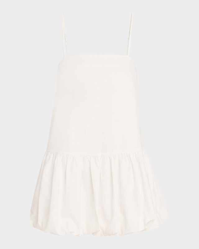 Air Linen Bubble Mini Dress